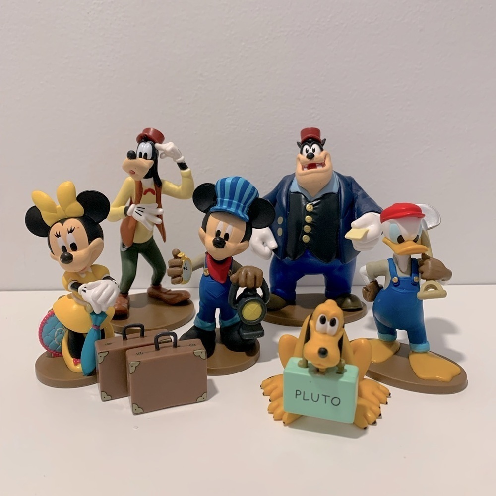 Mickey Mouse clubhouse train pvc figures